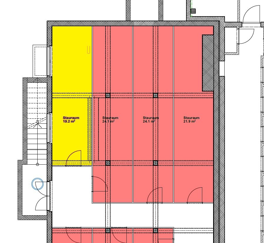 19m² storage room