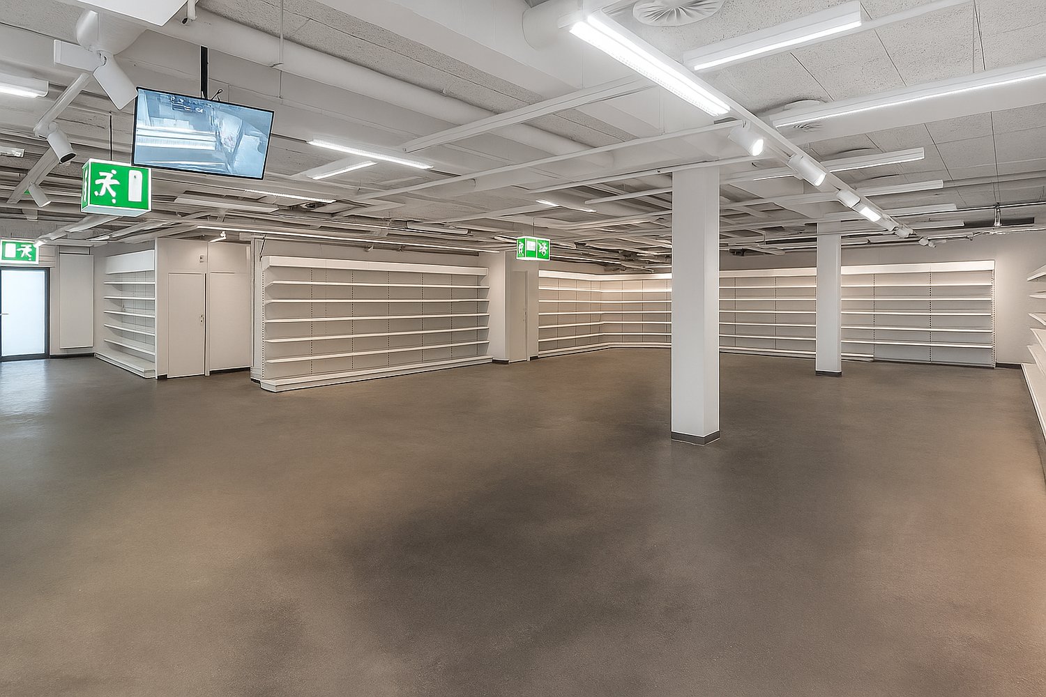 633m² shop