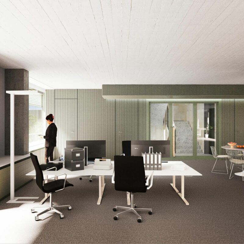 2000m² office