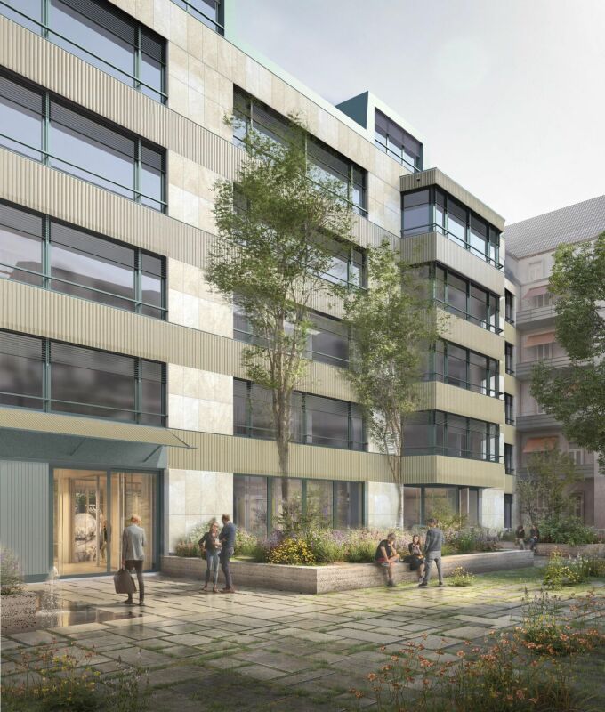 2000m² office