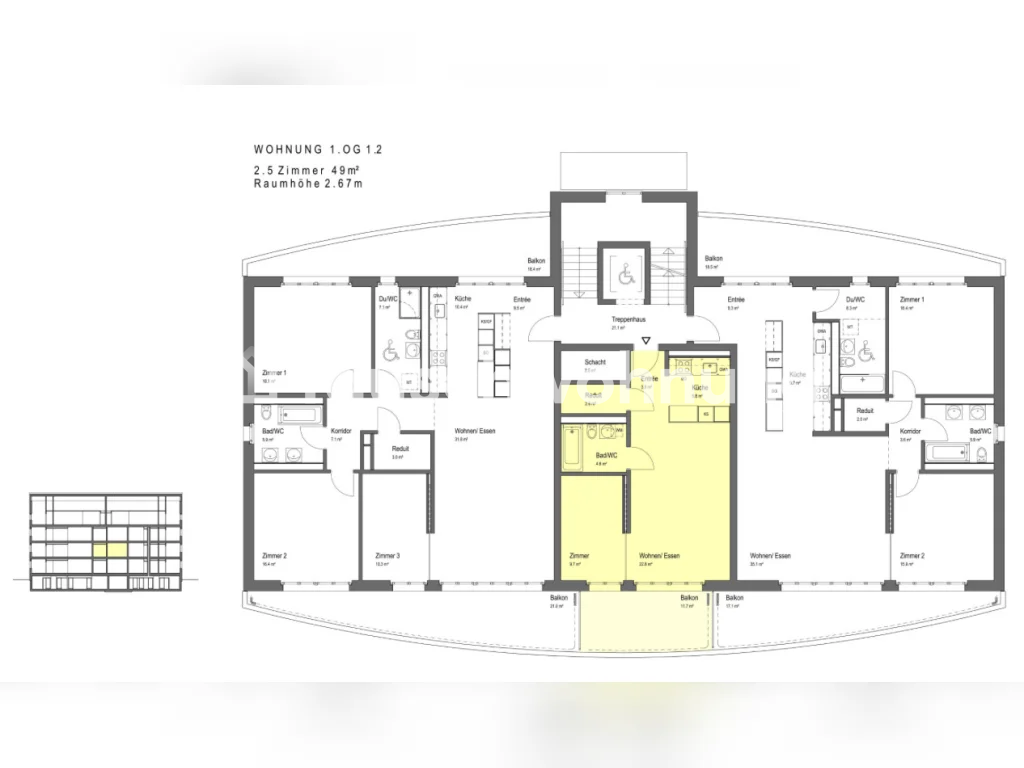 Appartamento di 2 ½ locali