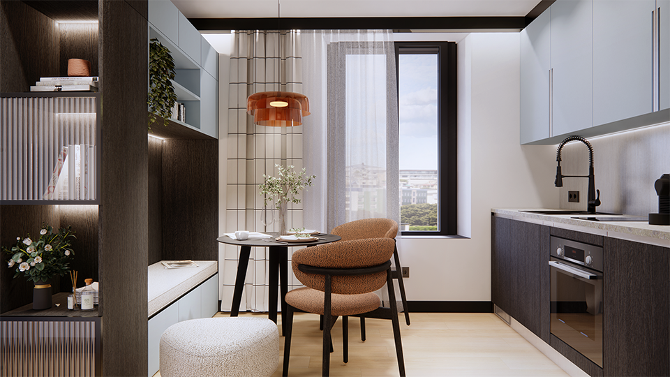 1 ½ rooms furnished flat