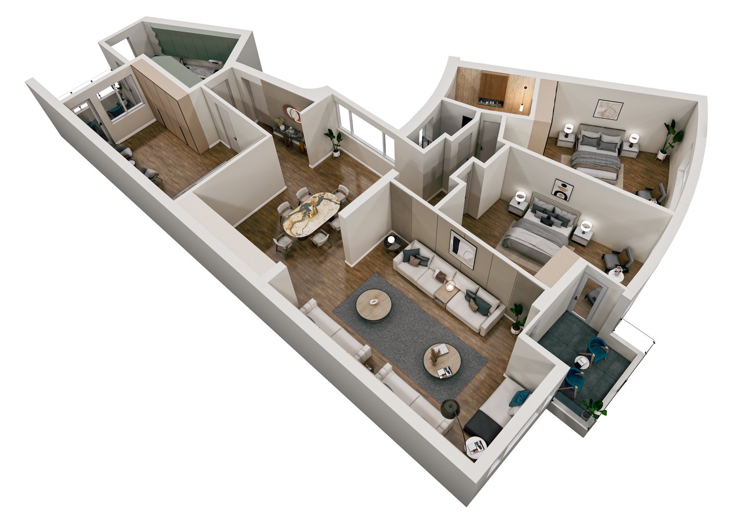5 ½ rooms apartment