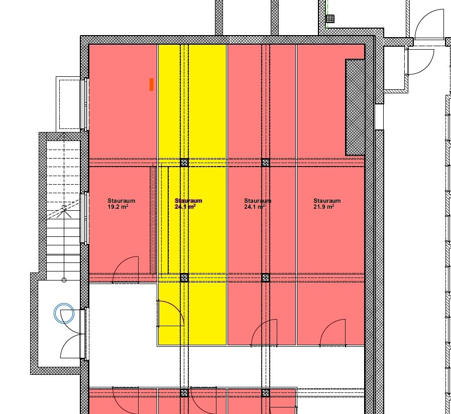 24m² storage room