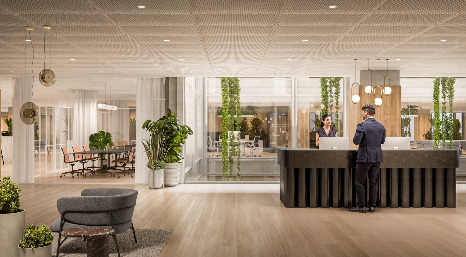 13000m² office