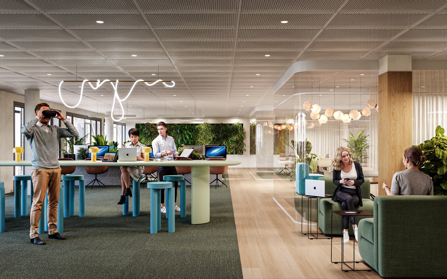 13000m² office