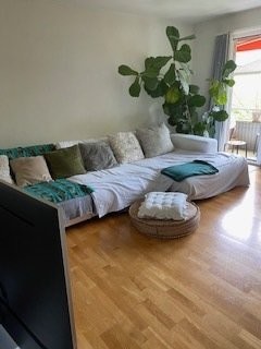 3 rooms furnished flat