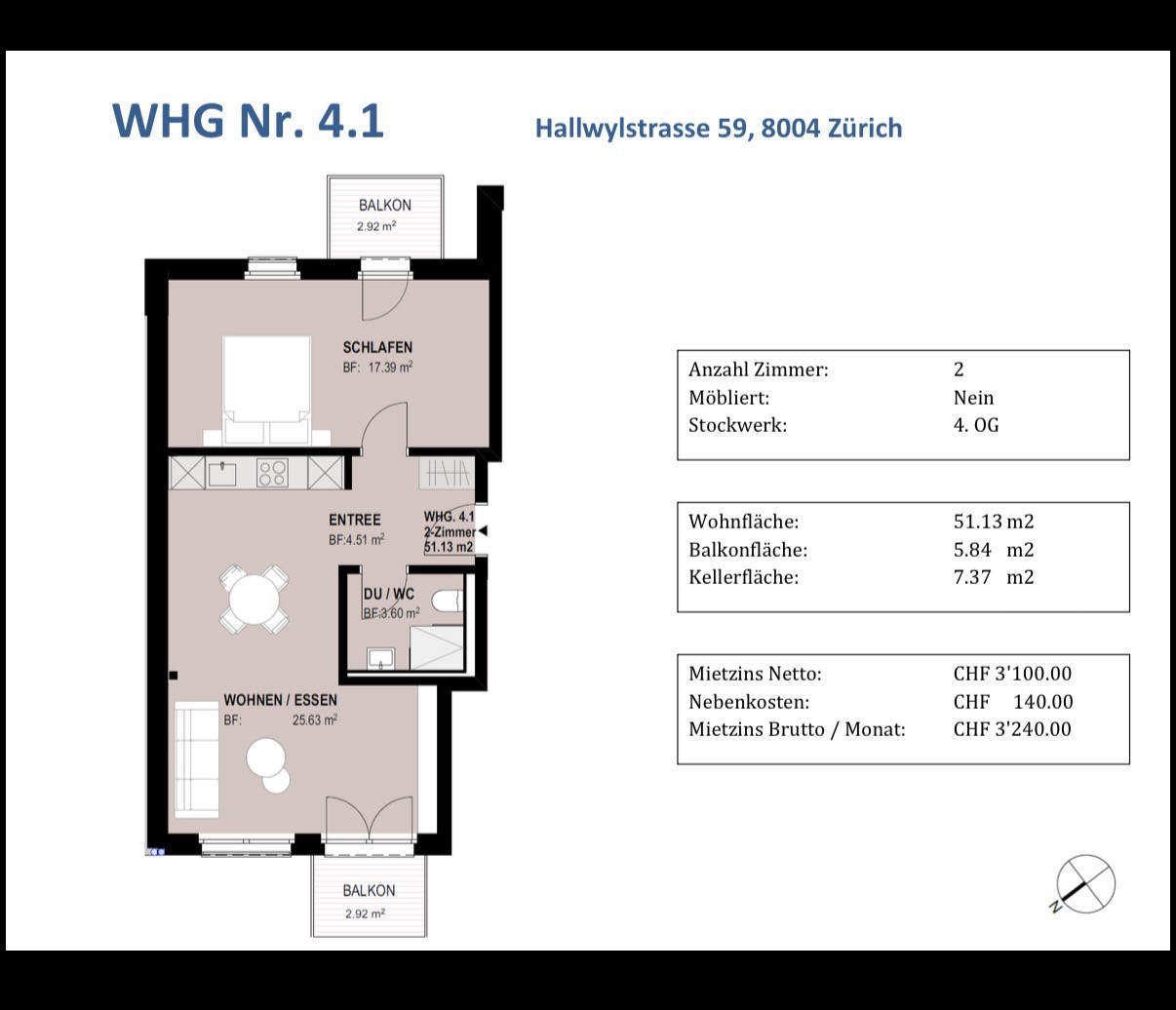 2 rooms apartment