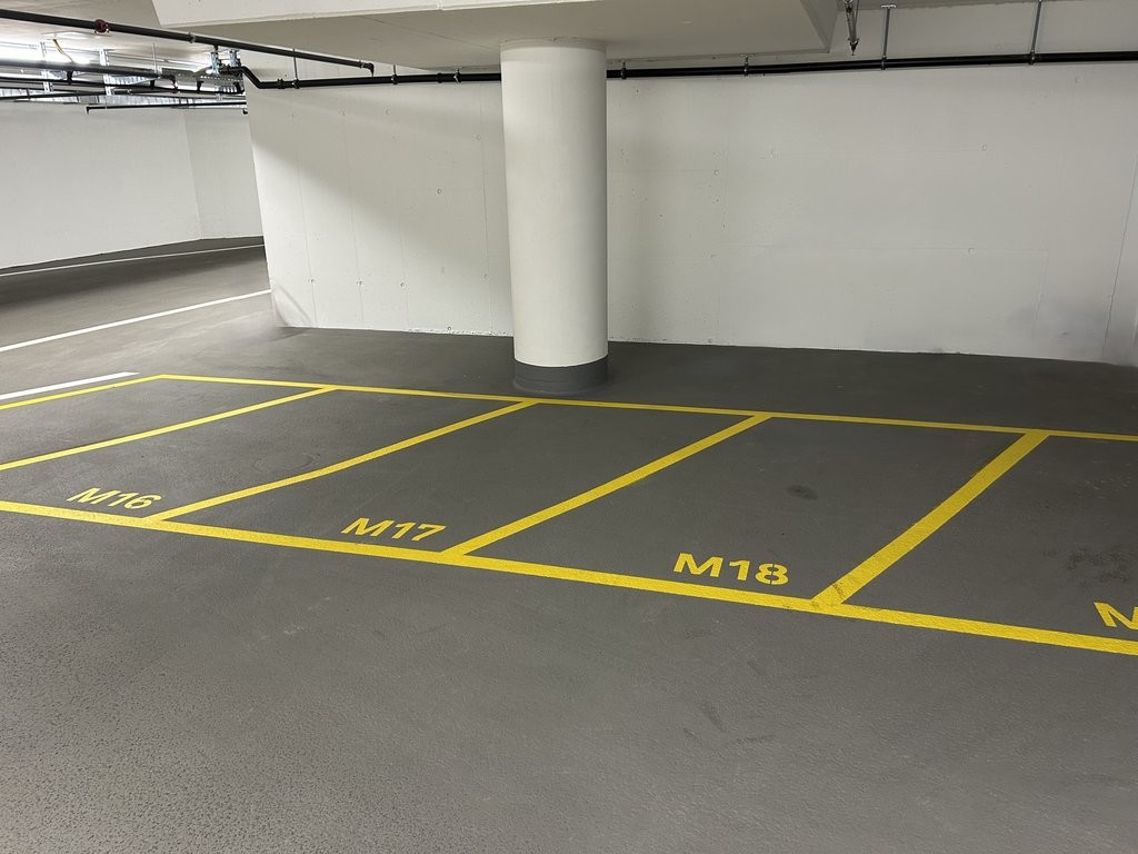 Covered bike parking