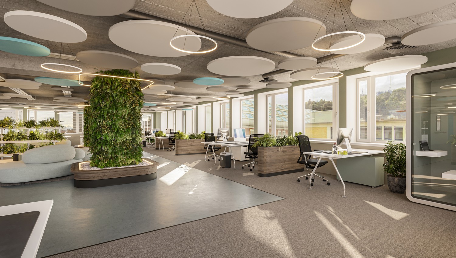 798m² office