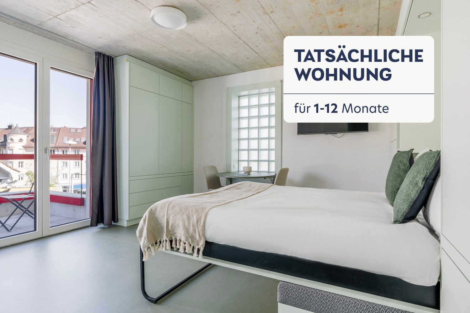 1 ½ rooms furnished flat