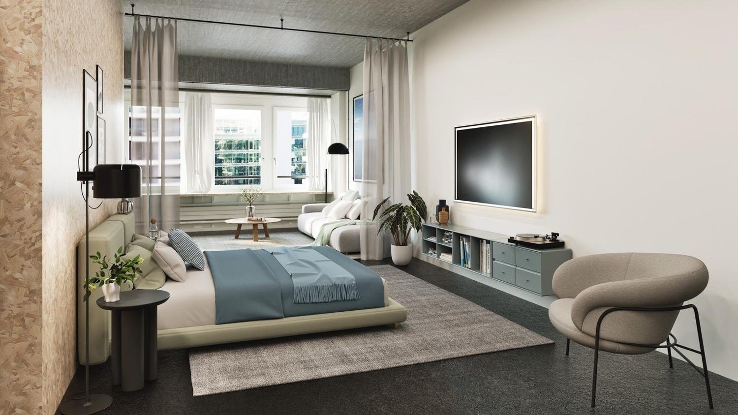 1 ½ rooms loft