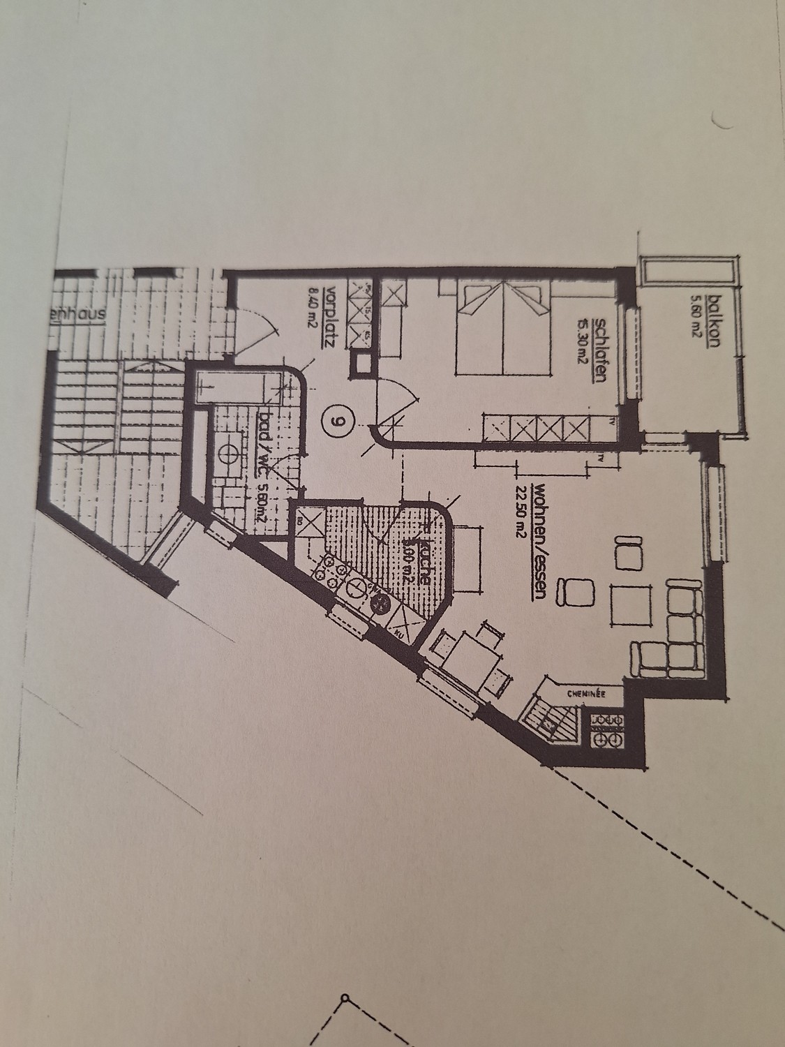 2 ½ rooms apartment