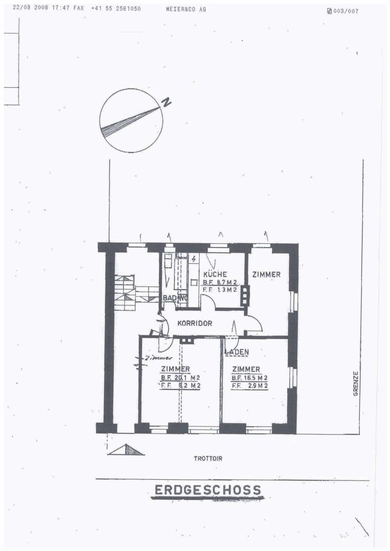 3 rooms apartment