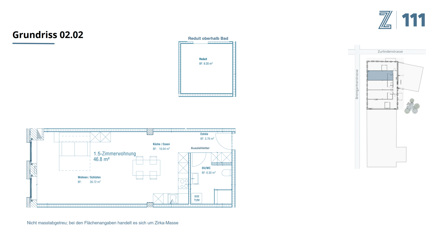 1 ½ room apartment