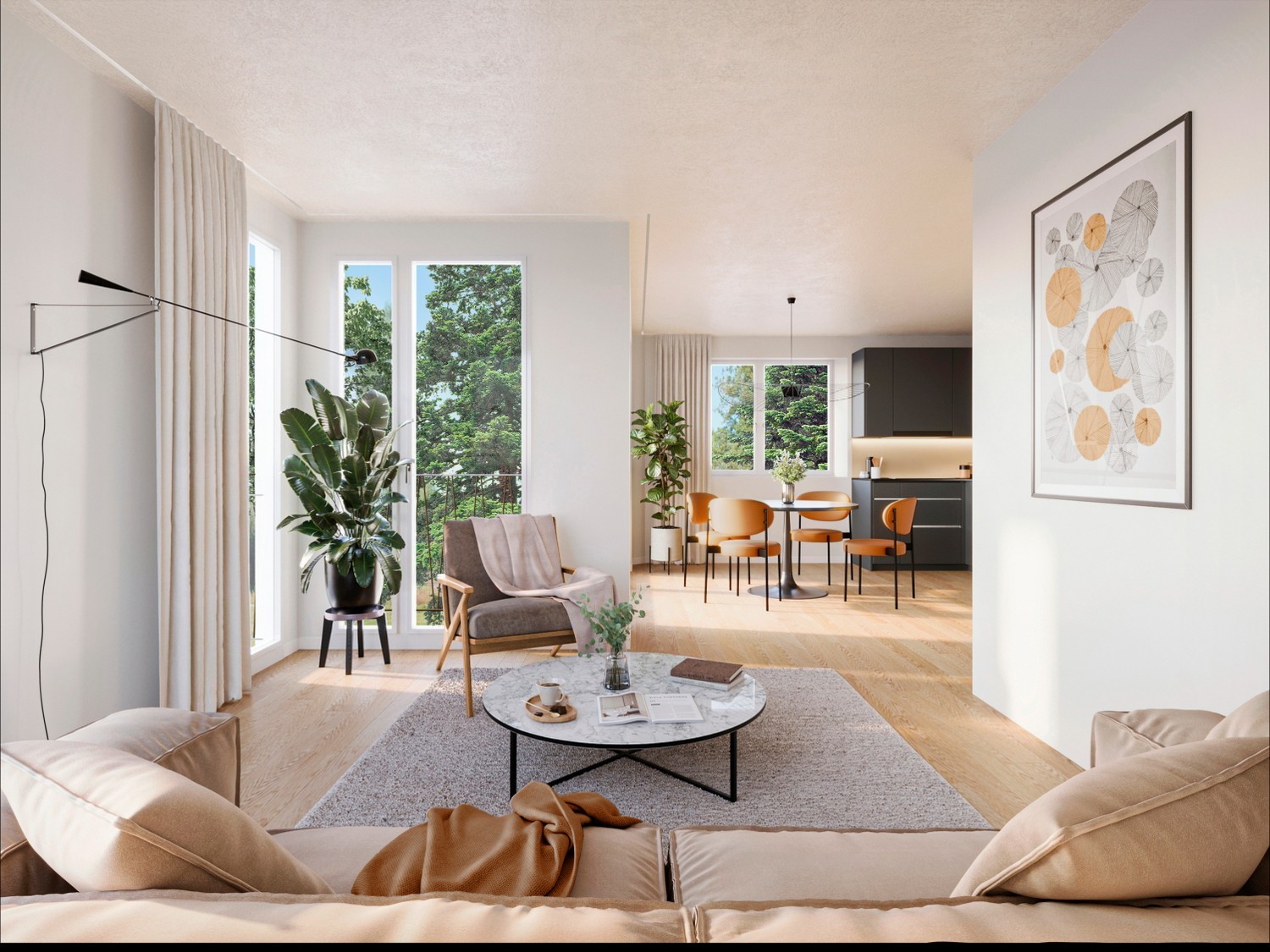 2 ½ rooms apartment