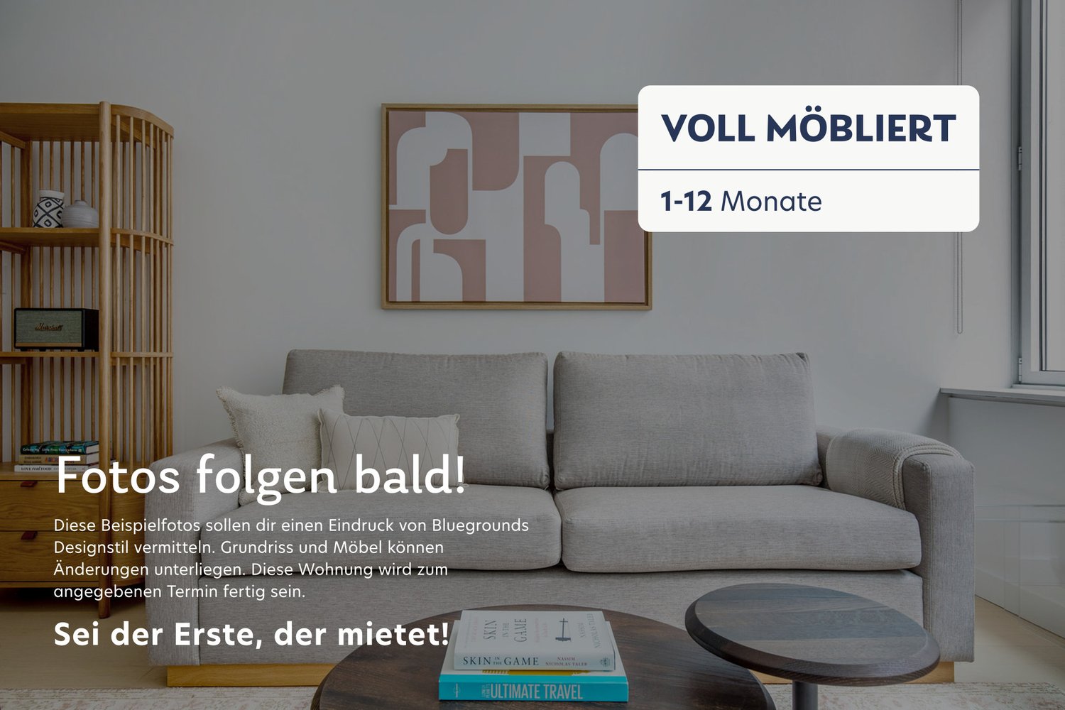 3 ½ rooms furnished flat