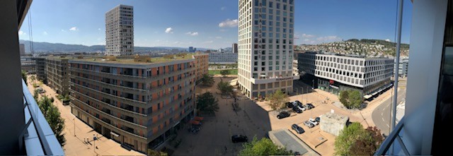 Helle 3.5-Zimmer-Wohnung mit Stadtblick und Balkon im 8. Stockwerk