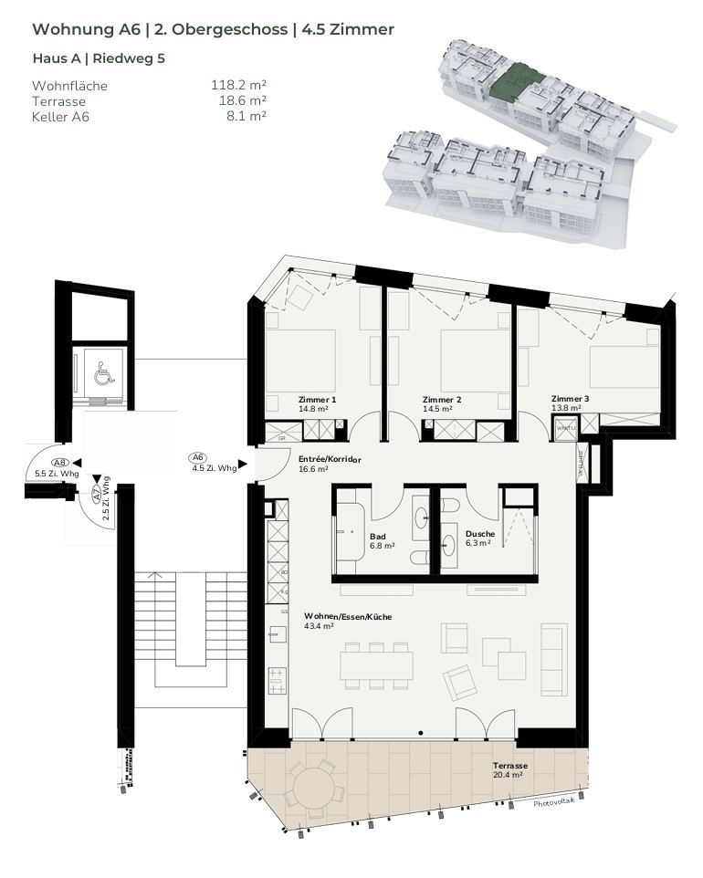 4 ½ Zimmer Wohnung