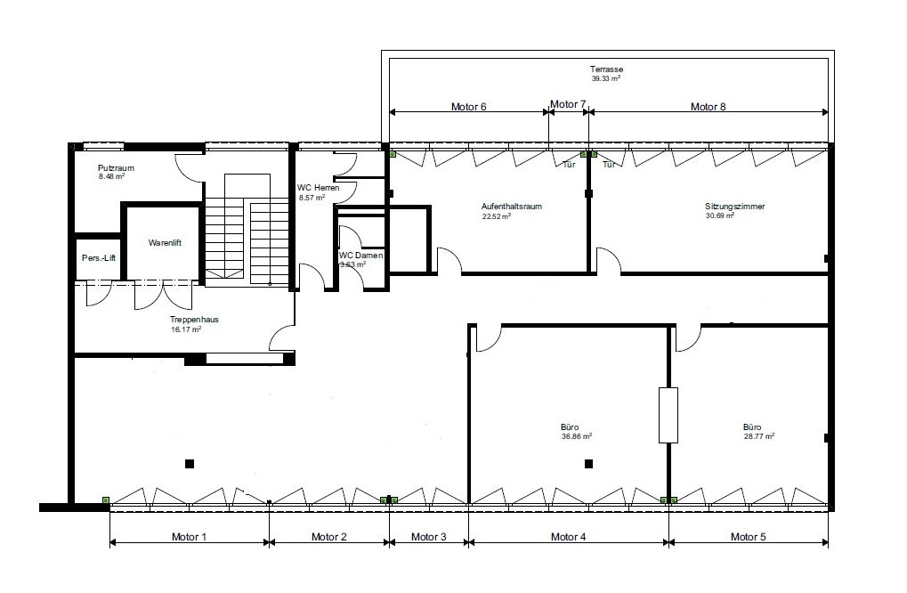233m² office