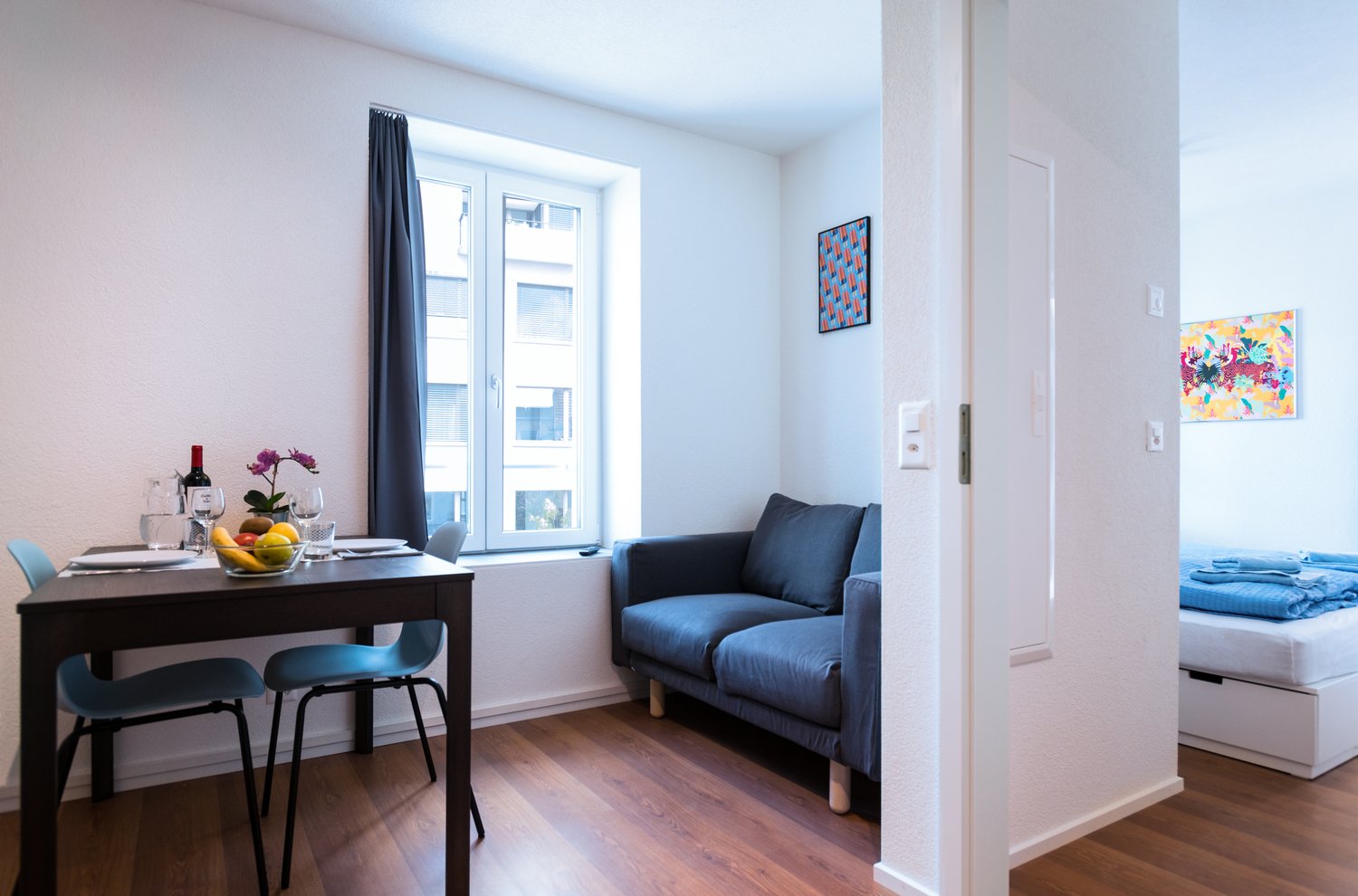 2 rooms furnished flat