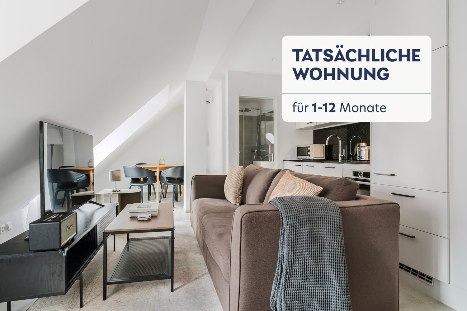 2 ½ rooms furnished flat