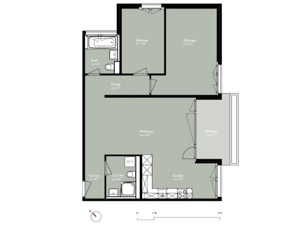 Appartamento di 3 ½ locali per subaffitto – Zürich Oerlikon

📅 Disponibile per subaffitto: 1 ottobre 2026 – 31 agosto 2027

📍 Affolternstrasse 10 — presso la stazione di Oerlikon

💰 CHF 3,090/mese incl. acconto spese accessorie

🏠 ~79 m² | 1° piano | 2 camere da letto, 2 bagni (ciascuno con WC e