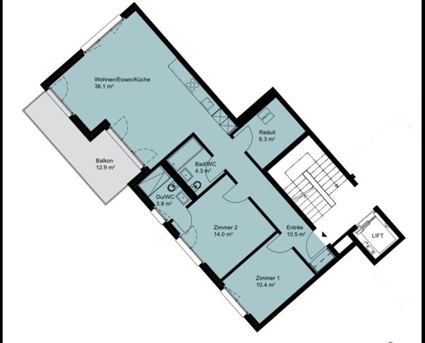 3 ½-Zimmer-Wohnung