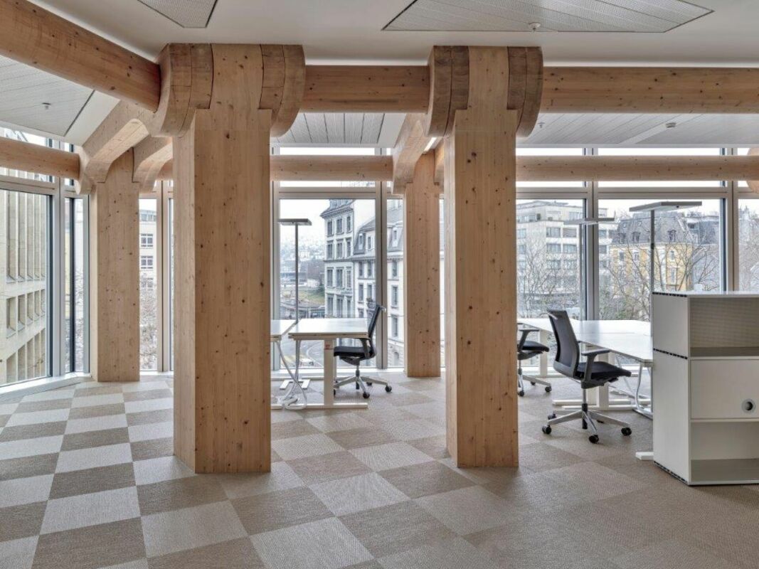864m² office