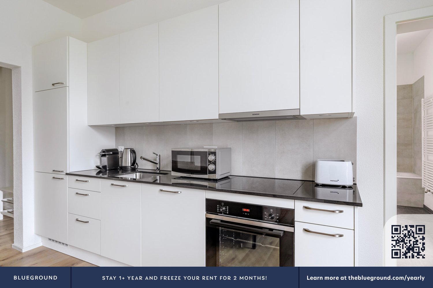 2 ½ rooms furnished flat