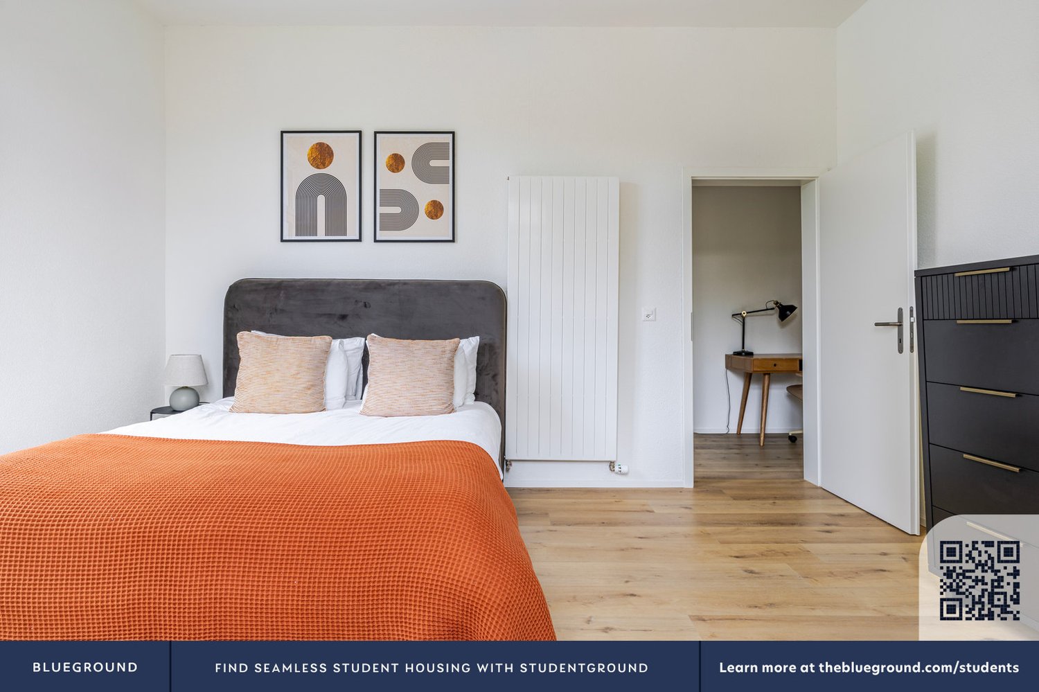 2 ½ rooms furnished flat