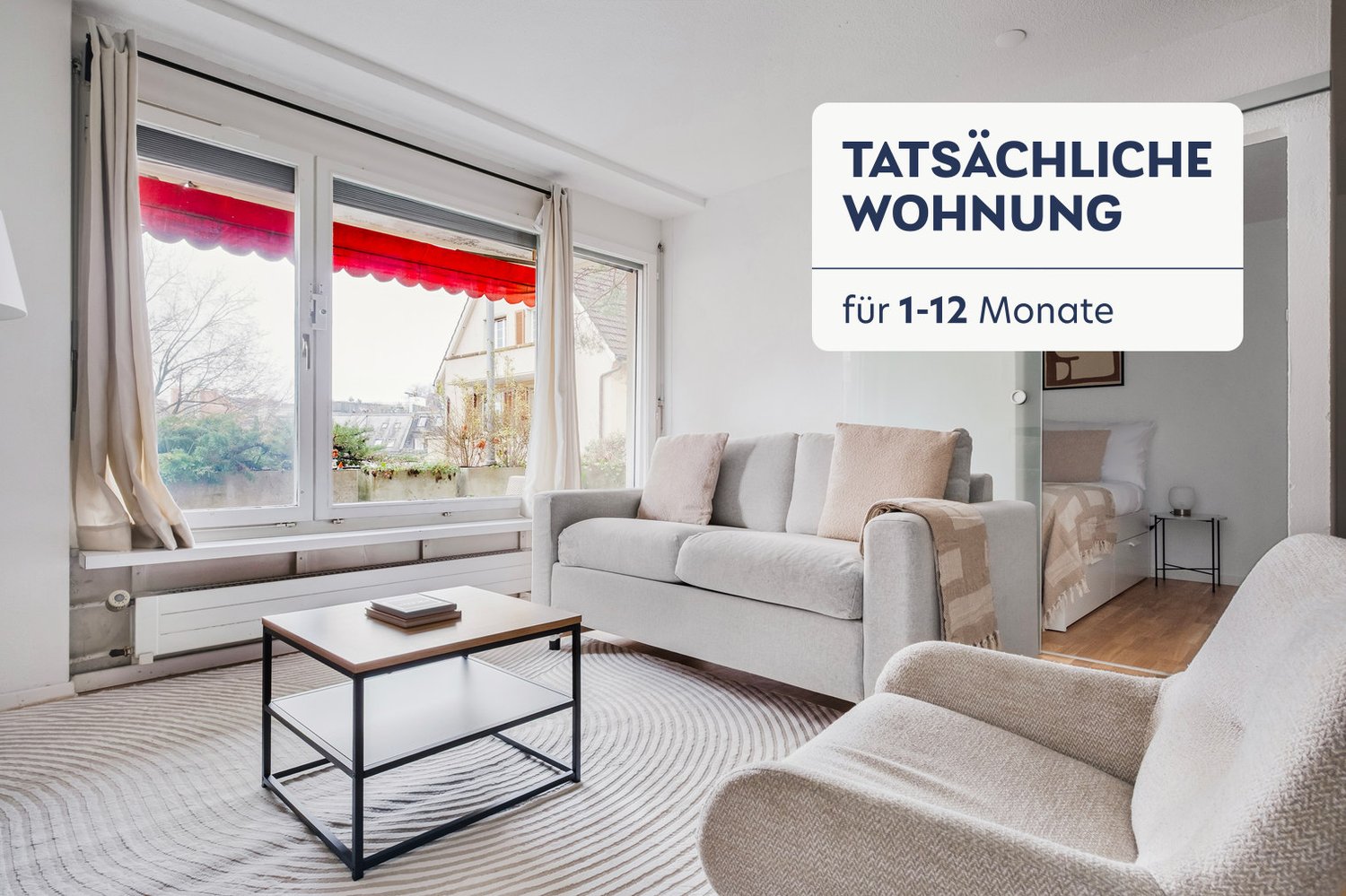 Appartement meublé de 2 ½ pièces