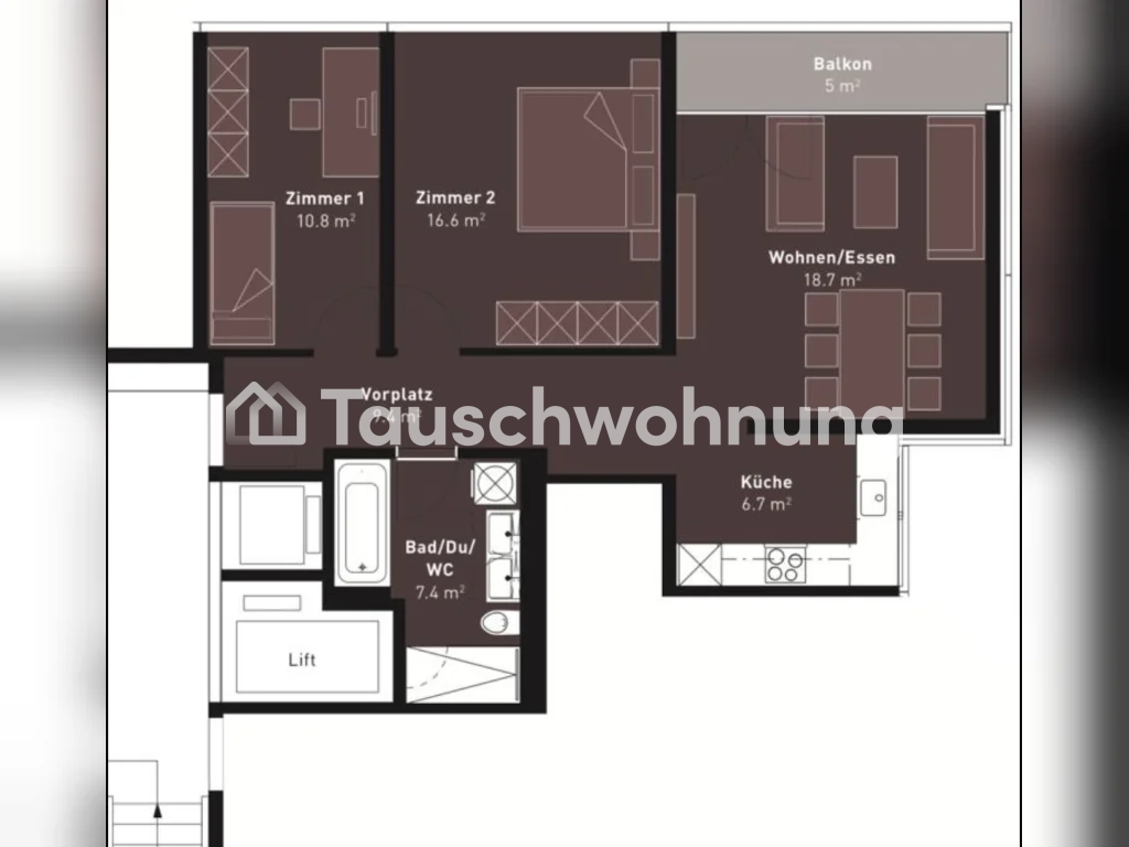 3 rooms apartment