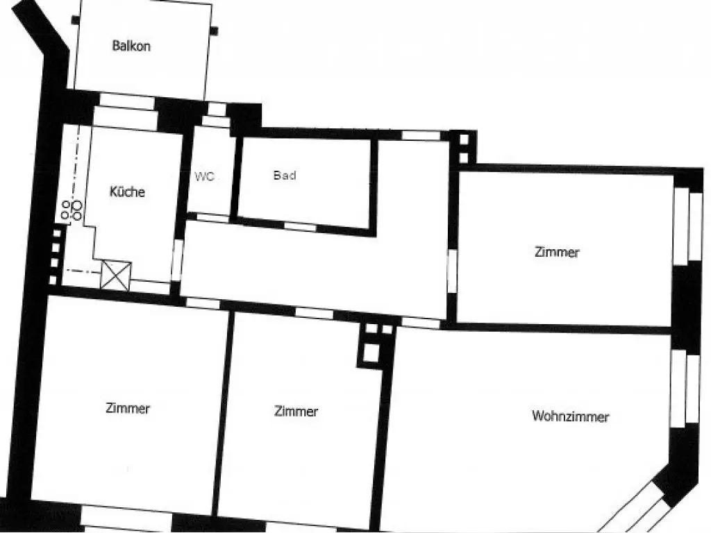4 rooms apartment