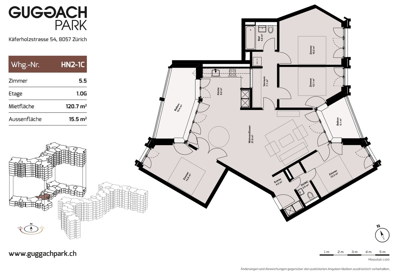 5 ½ rooms apartment