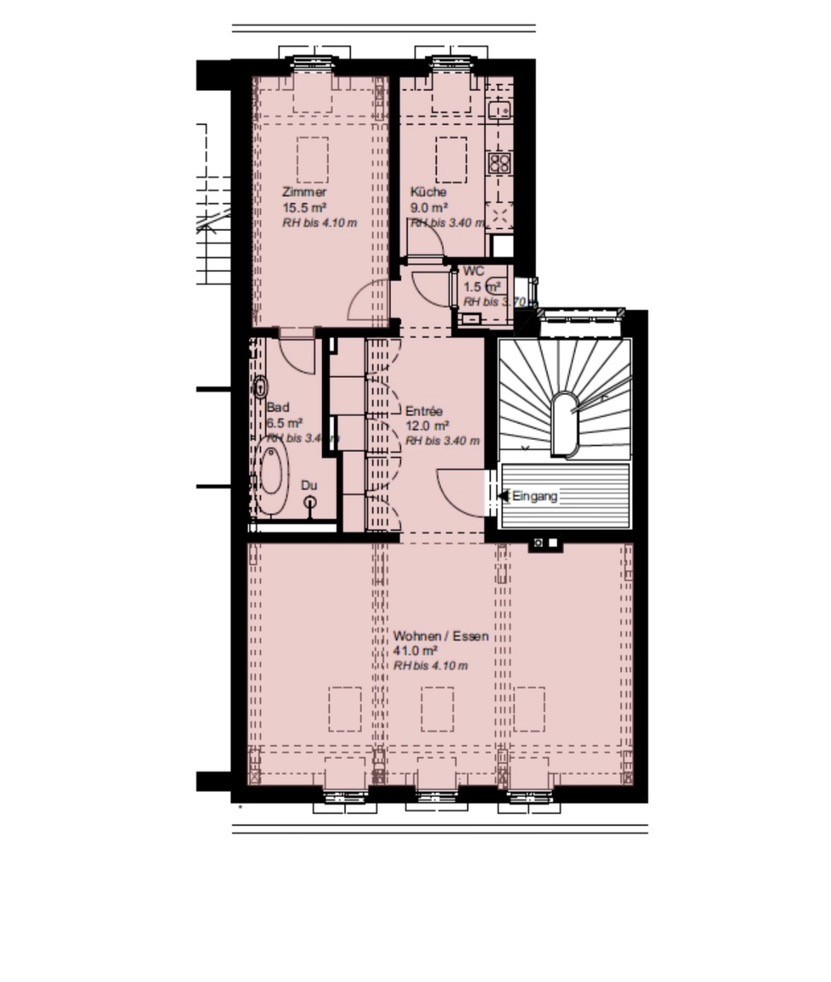 Appartement de 2 ½ pièces