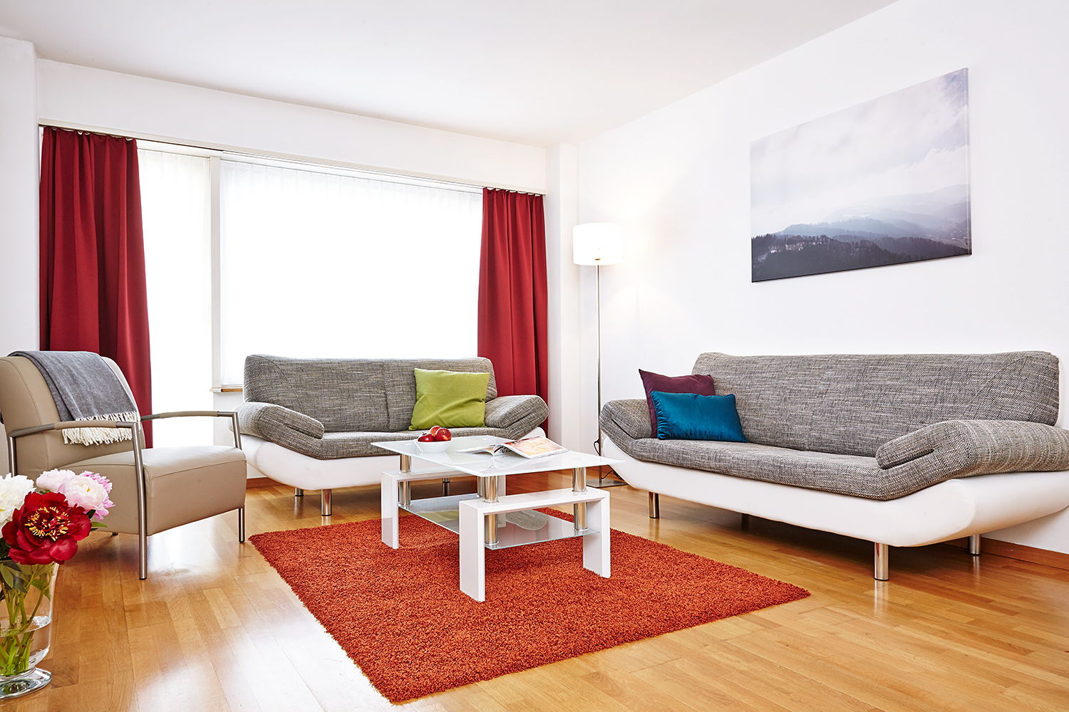 3-Zimmer-Wohnung möbliert