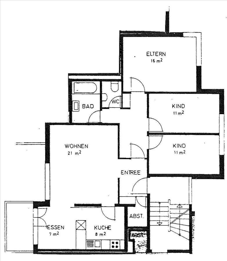4 ½ rooms apartment