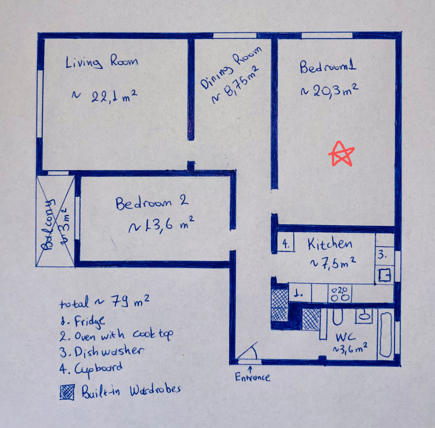 Zimmer in einer Wohngemeinschaft