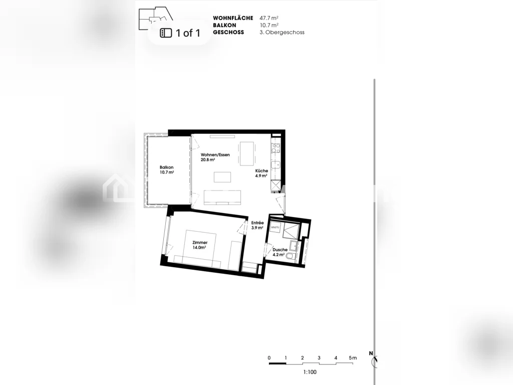 Appartamento di 2 ½ locali