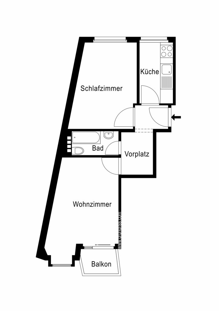 2 rooms apartment