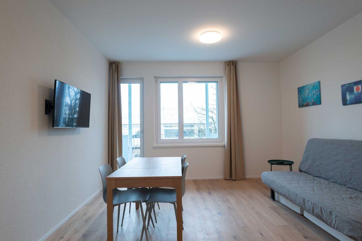 2 rooms furnished flat