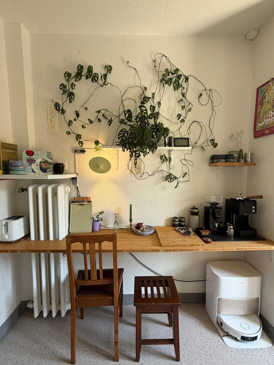 3 rooms furnished flat
