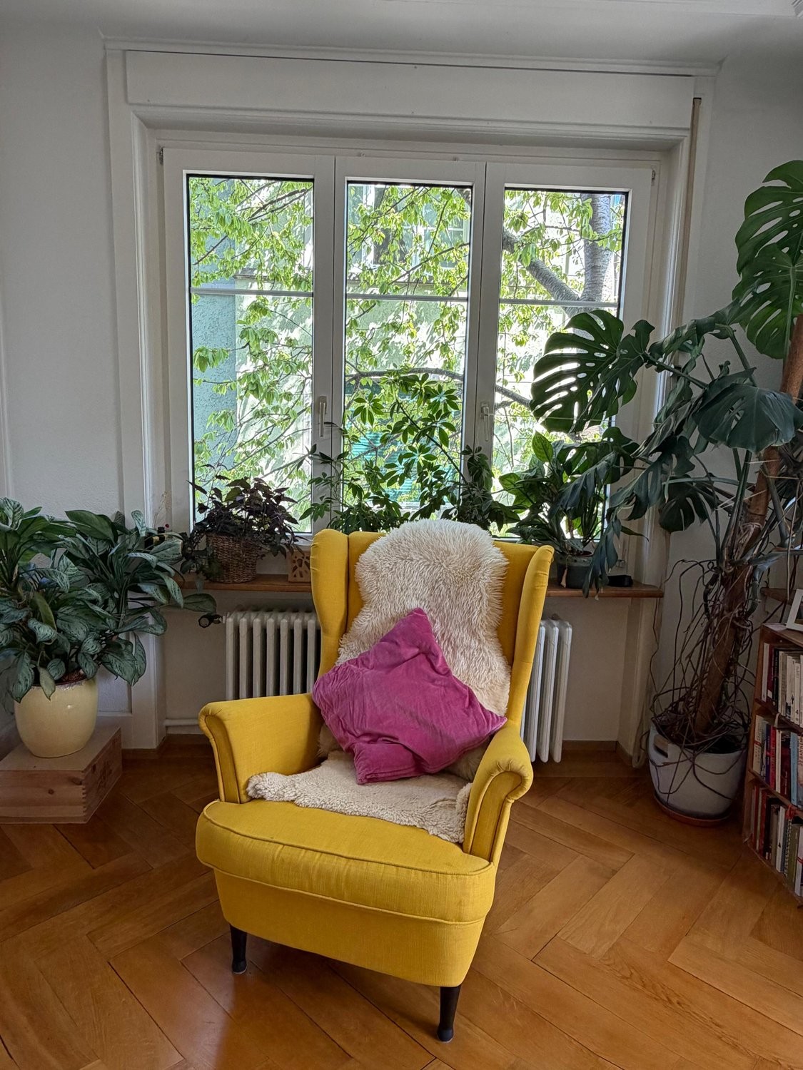 3 rooms furnished flat